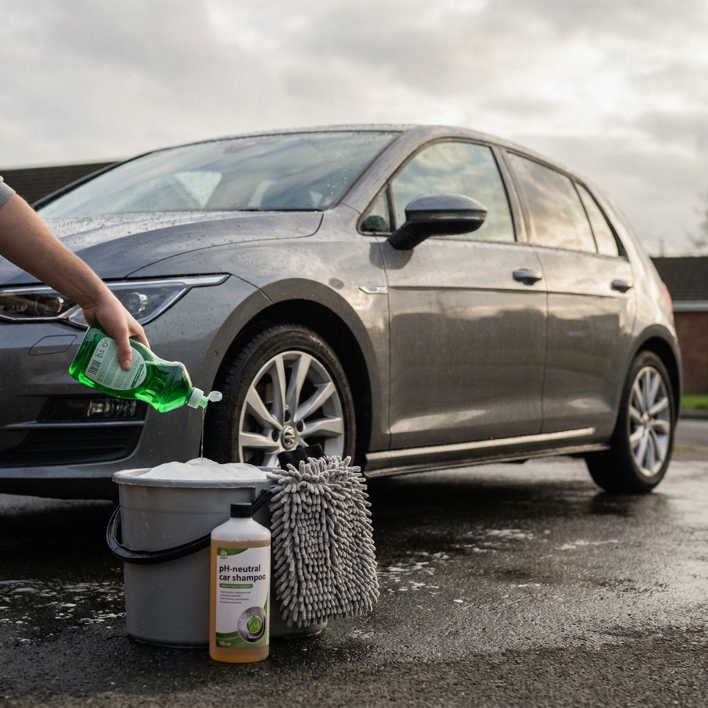 Afwasmiddel auto wassen