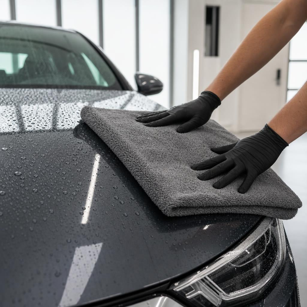 Auto drogen zonder krassen