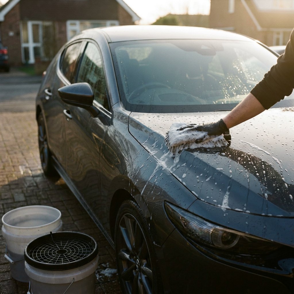 Autoshampoo en keramische coating