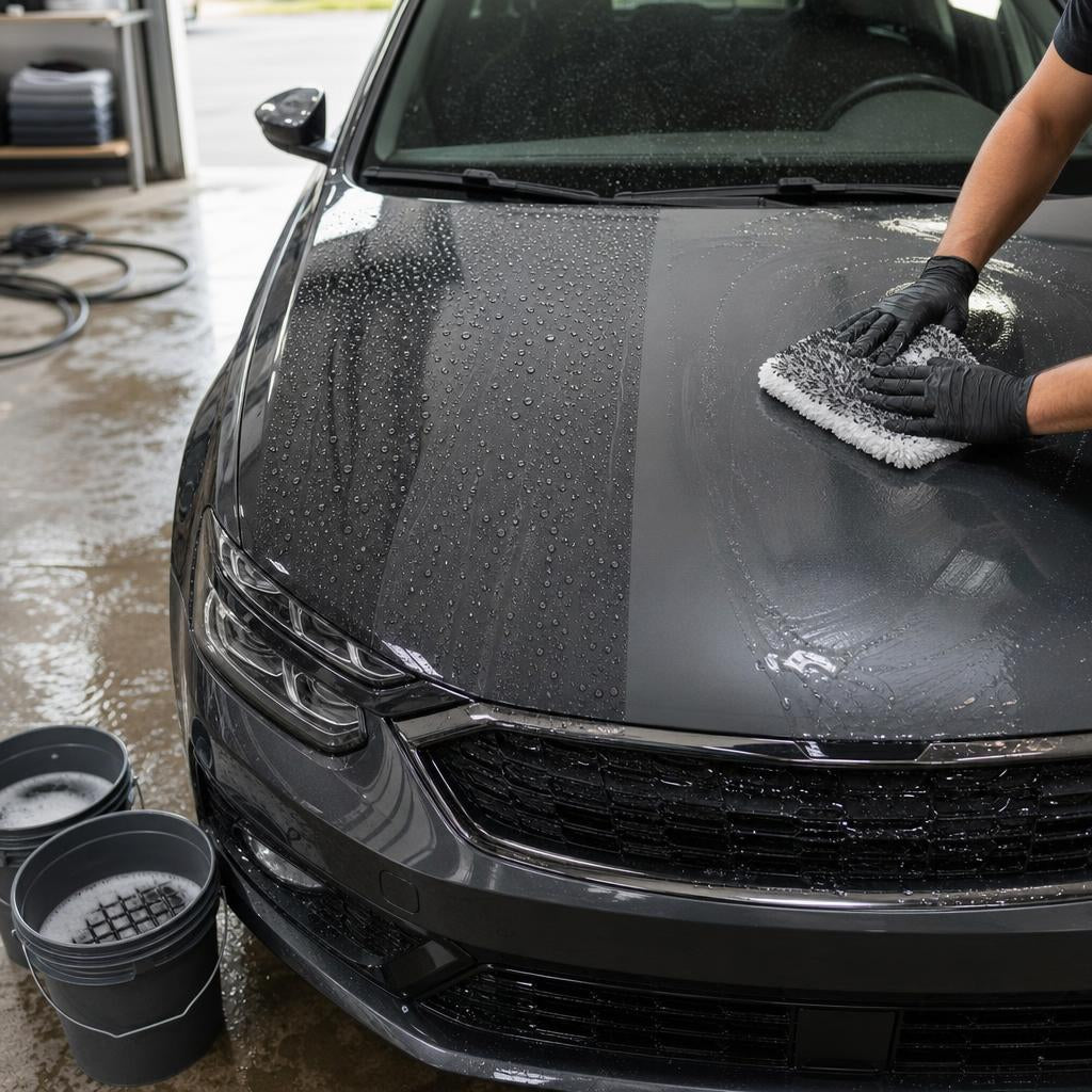 Autoshampoo met wax of zonder?