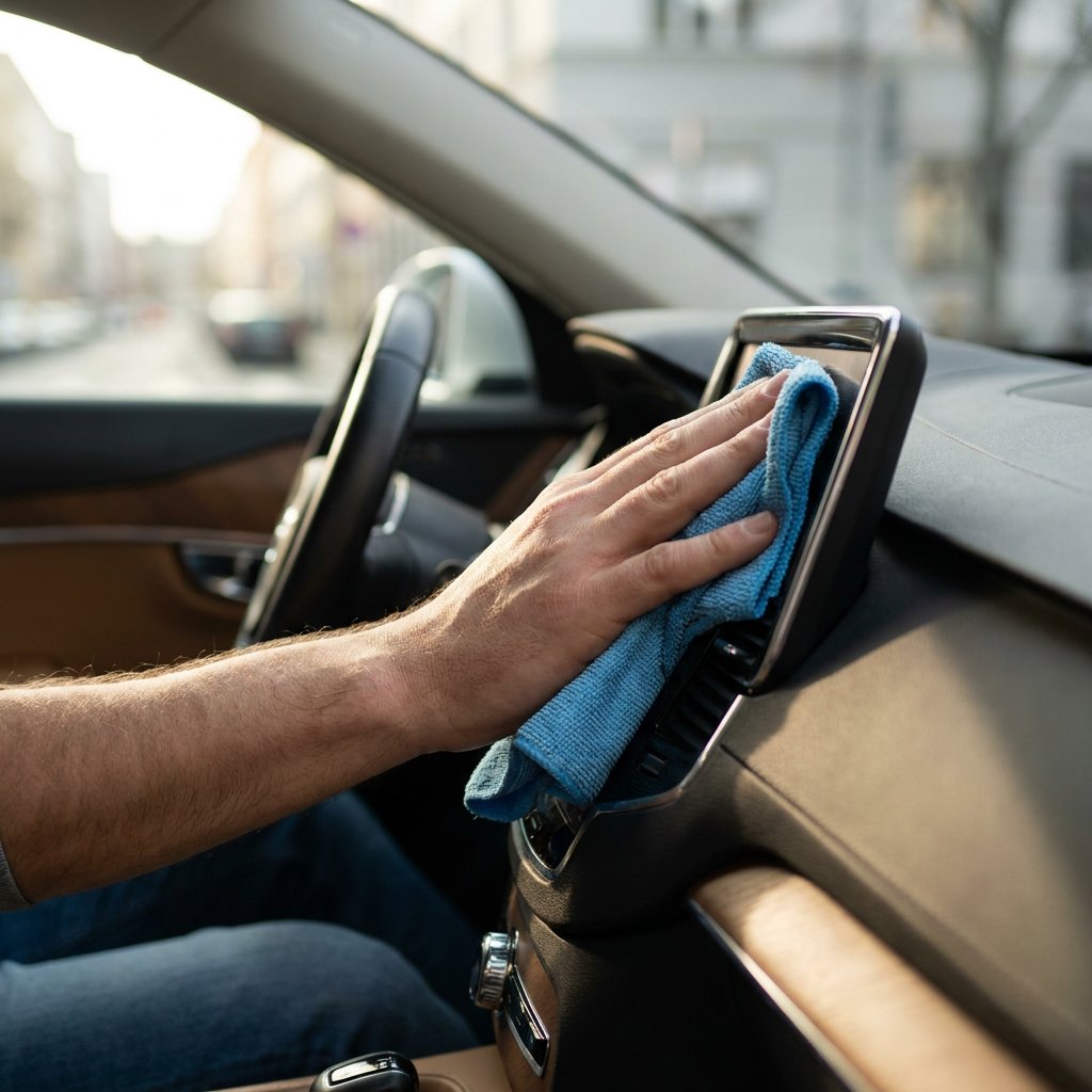 Dashboard reinigen auto