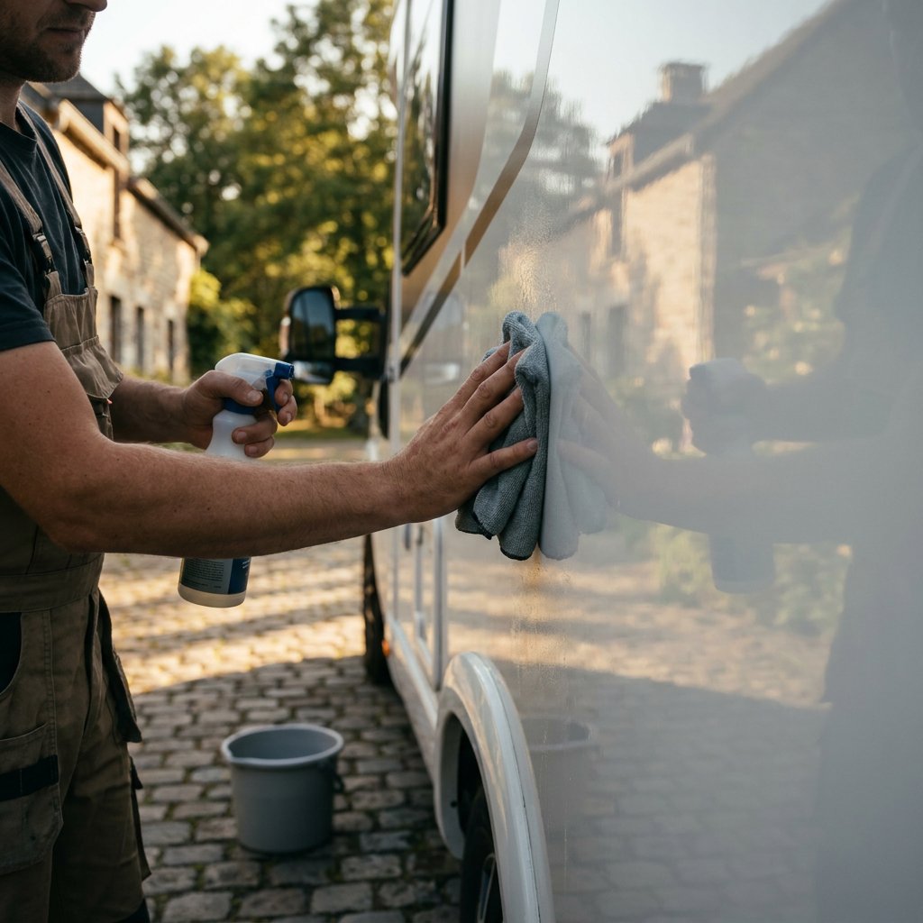 Keramische coating camper aanbrengen