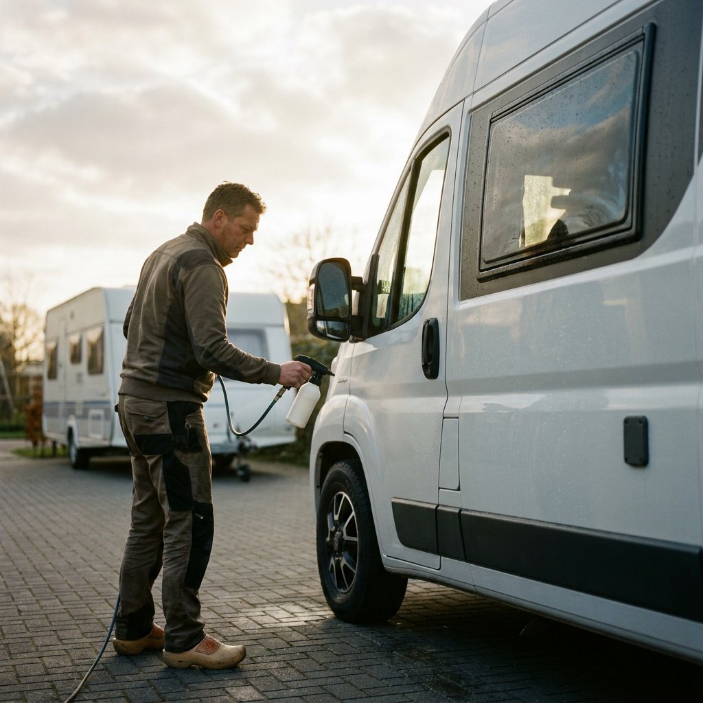 Keramische coating camper en caravan