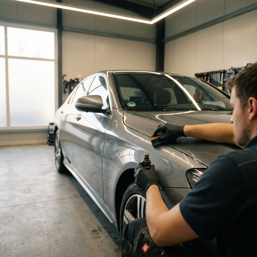 Keramische coating op PPF of wrap aanbrengen