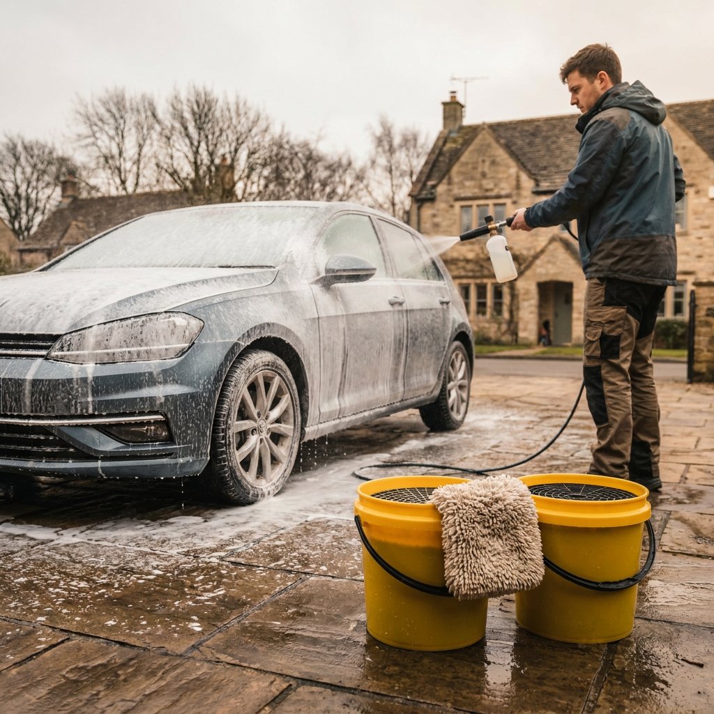 Krassen voorkomen bij autowassen