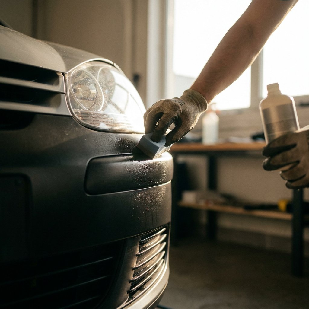 Kunststof trim coating aanbrengen