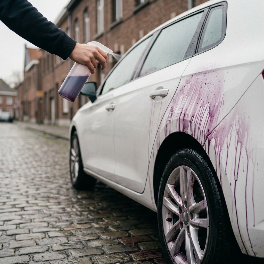 Vliegroest verwijderen auto