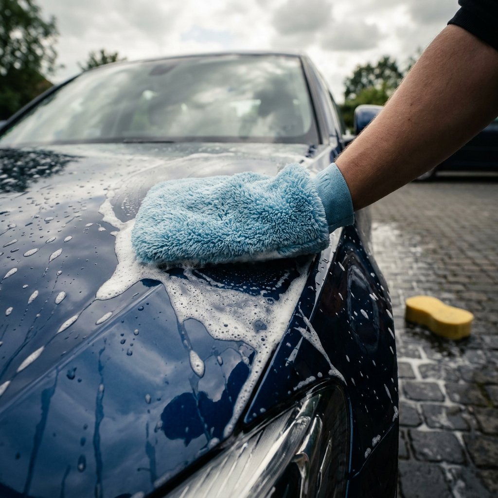 Washandschoen vs spons