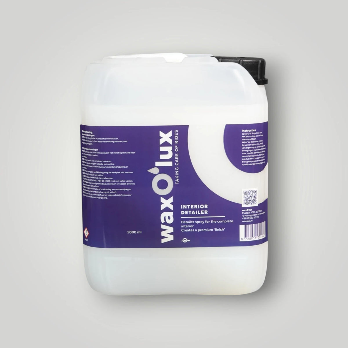 Interior Detailer 5 liter interieur onderhoud can – WaxO'lux