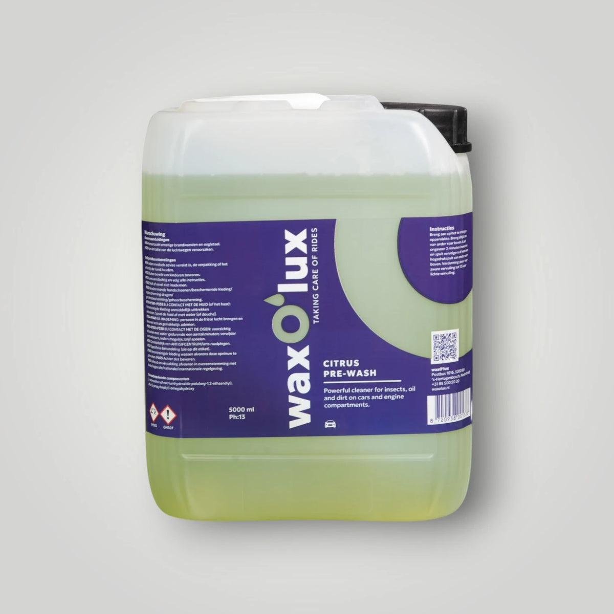 Citrus Pre-Wash 5 liter citrus voorwas can – WaxO'lux