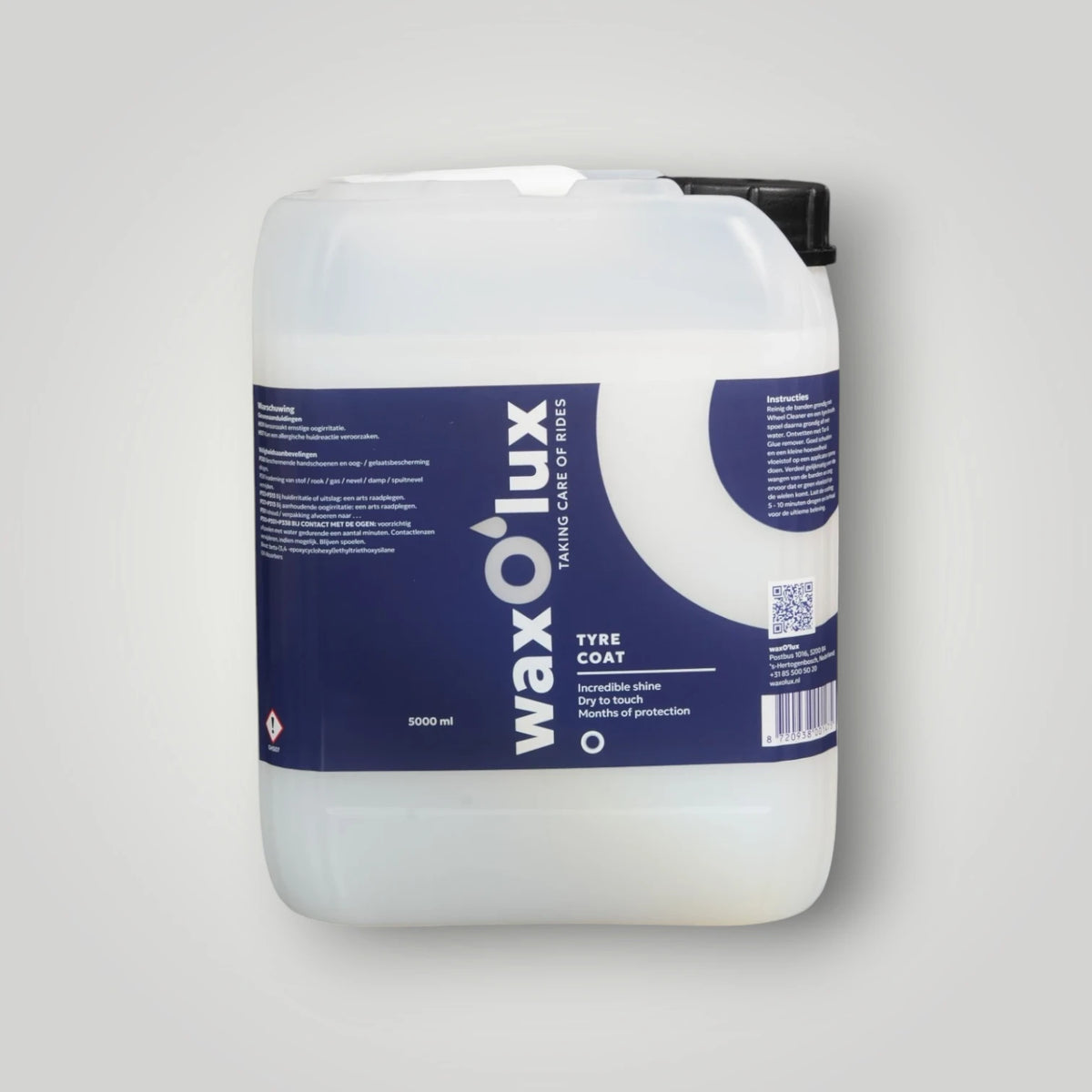 Tyre Coat 5 liter bandencoating can – WaxO'lux