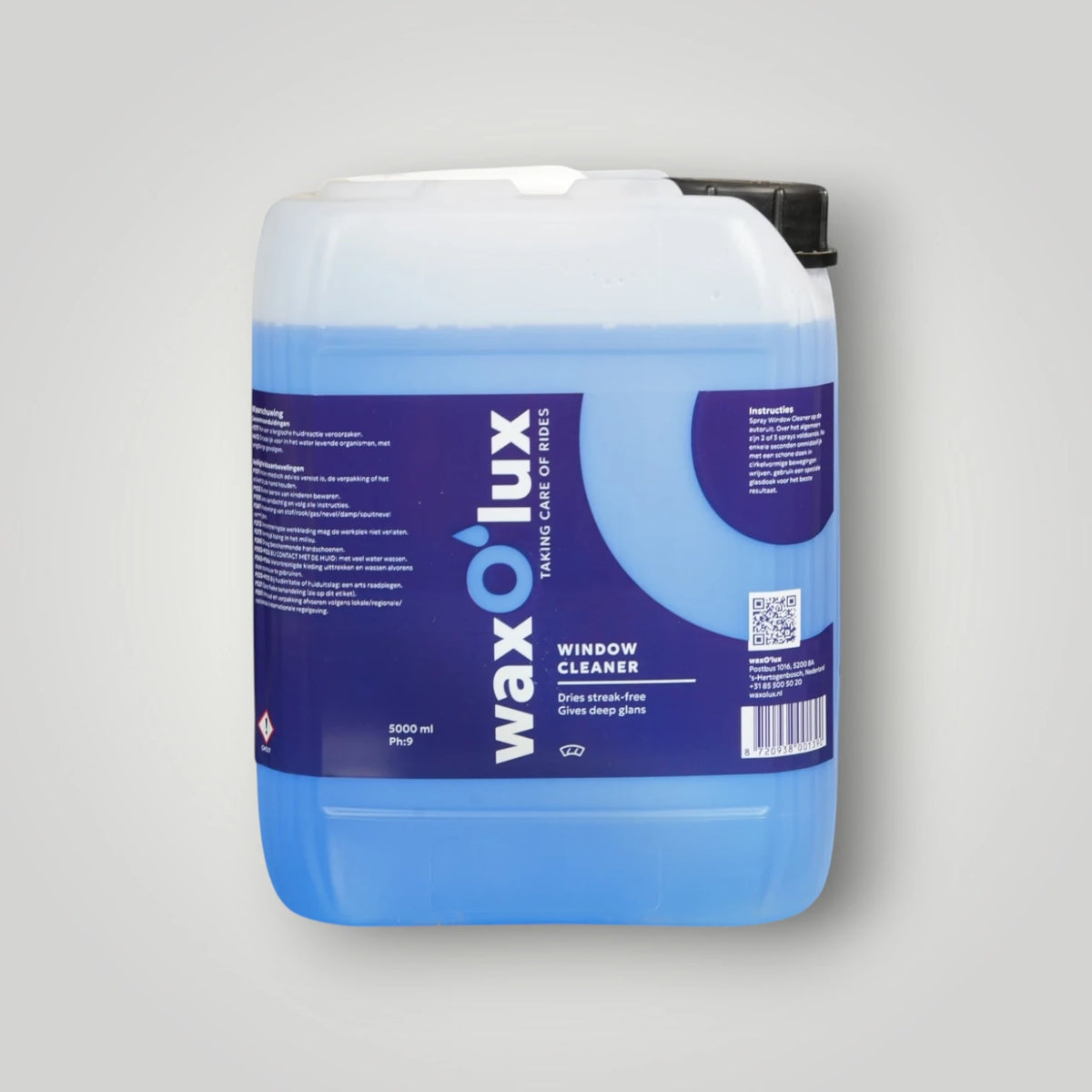 Window Cleaner 5 liter glasreiniger can – WaxO'lux
