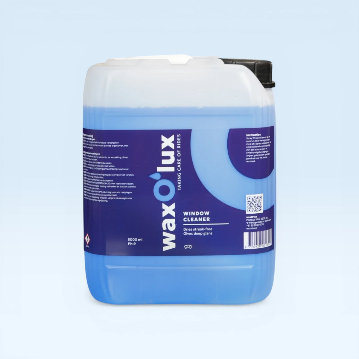 Window Cleaner 5 liter glasreiniger – WaxO'lux