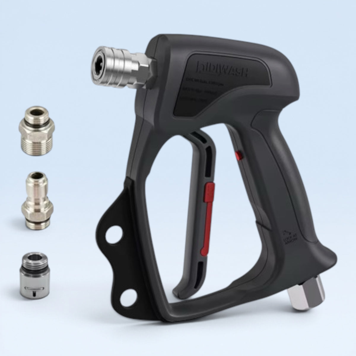 Short Trigger Hochdruckreiniger – Kurze Pistole 1/4" mit Adaptern