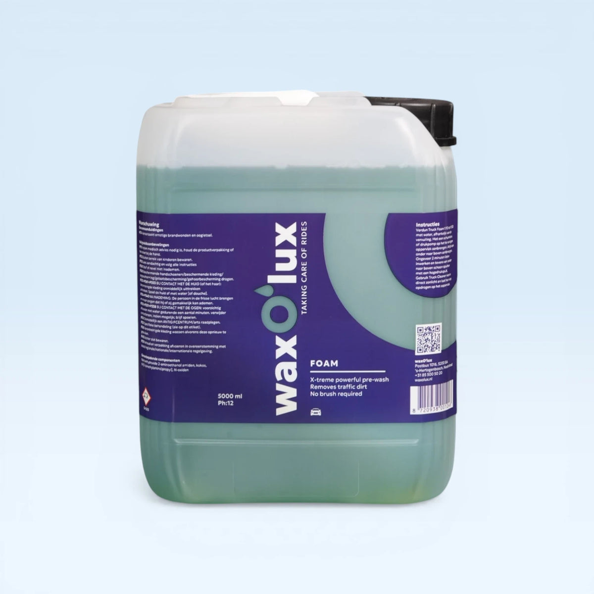 Foam 5 liter snow foam voorwas – WaxO'lux