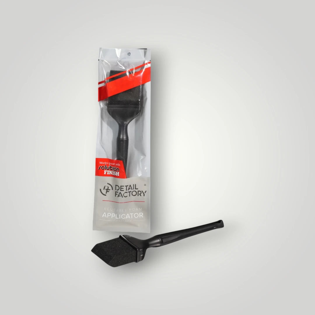 Detail Factory Foam Applicator Brush extra large black borstel detail – WaxO'lux