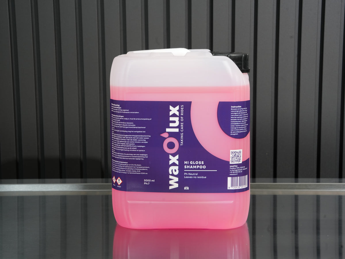 Hi Gloss Shampoo 5 liter autoshampoo – WaxO'lux