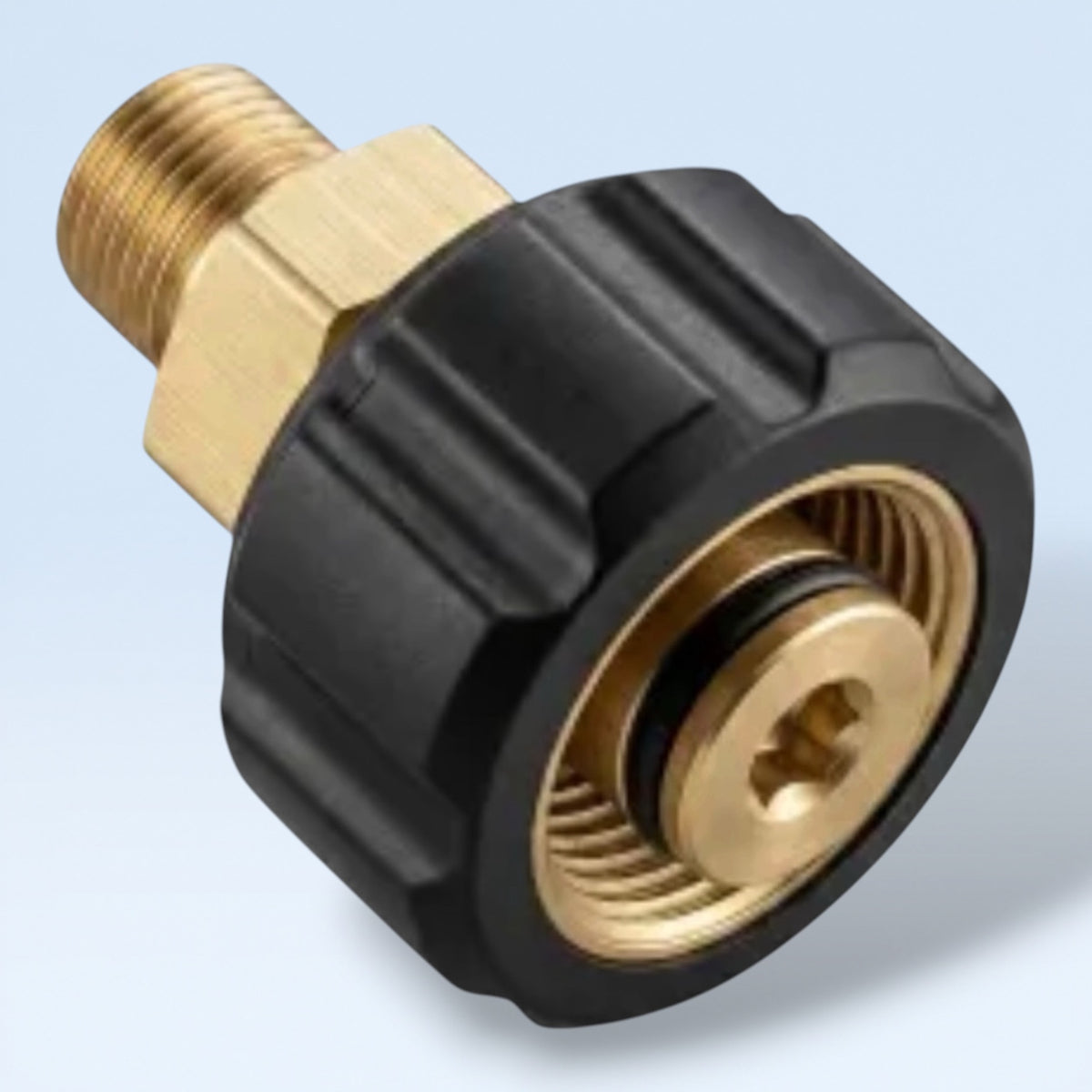 Foam Lance Draaikoppeling M22 naar 1/4 inch male voor Kärcher HD en HDS 1