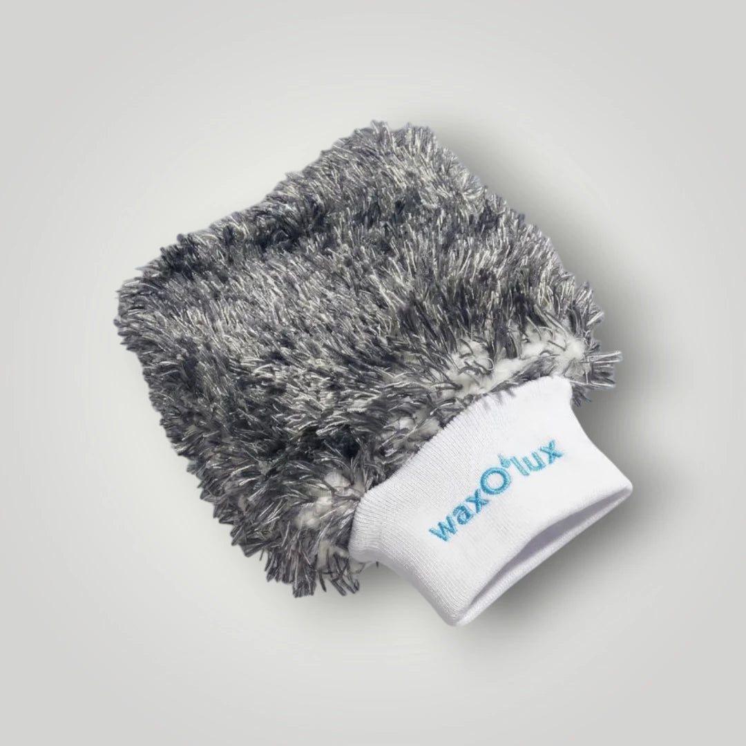 Ultra Thick Wash Mitt washandschoen detail – WaxO'lux